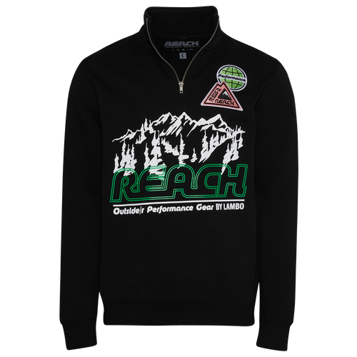 

Lambo Keem Mens Lambo Keem Reach Zip Pullover - Mens Black Size S
