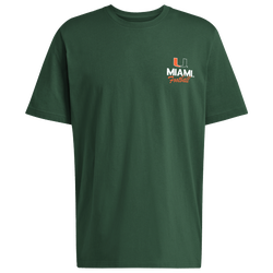 Men's - adidas NCAA UM Helment Bird T-Shirt - Green