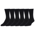 LCKR 6 Pack Basic Crew Socks - Lckr Black