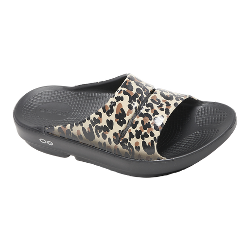 

OOFOS INC Womens OOFOS INC Ooahh Limited Slides - Womens Shoes Leopard/Leopard Size 6.0