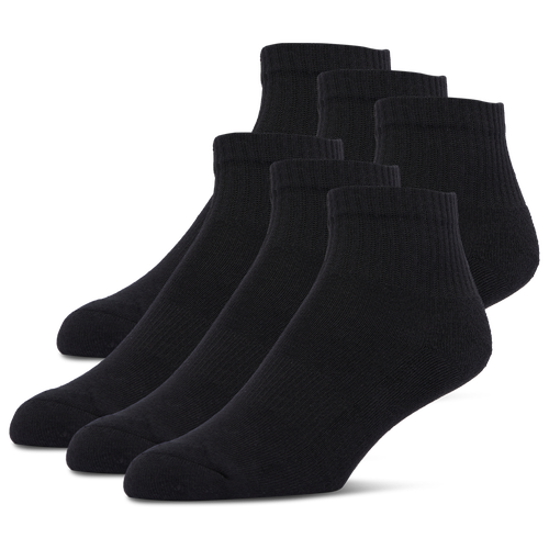 Lckr Youth   6 Pack Basic Quarter Socks