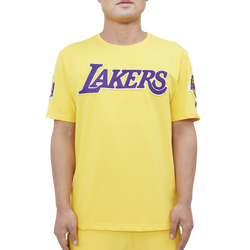 Men's - Pro Standard Lakers Pro Team T-Shirt - Yellow/Yellow