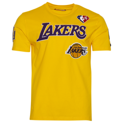 Men's - Pro Standard Lakers Team Logo T-Shirt - Yellow/Purple