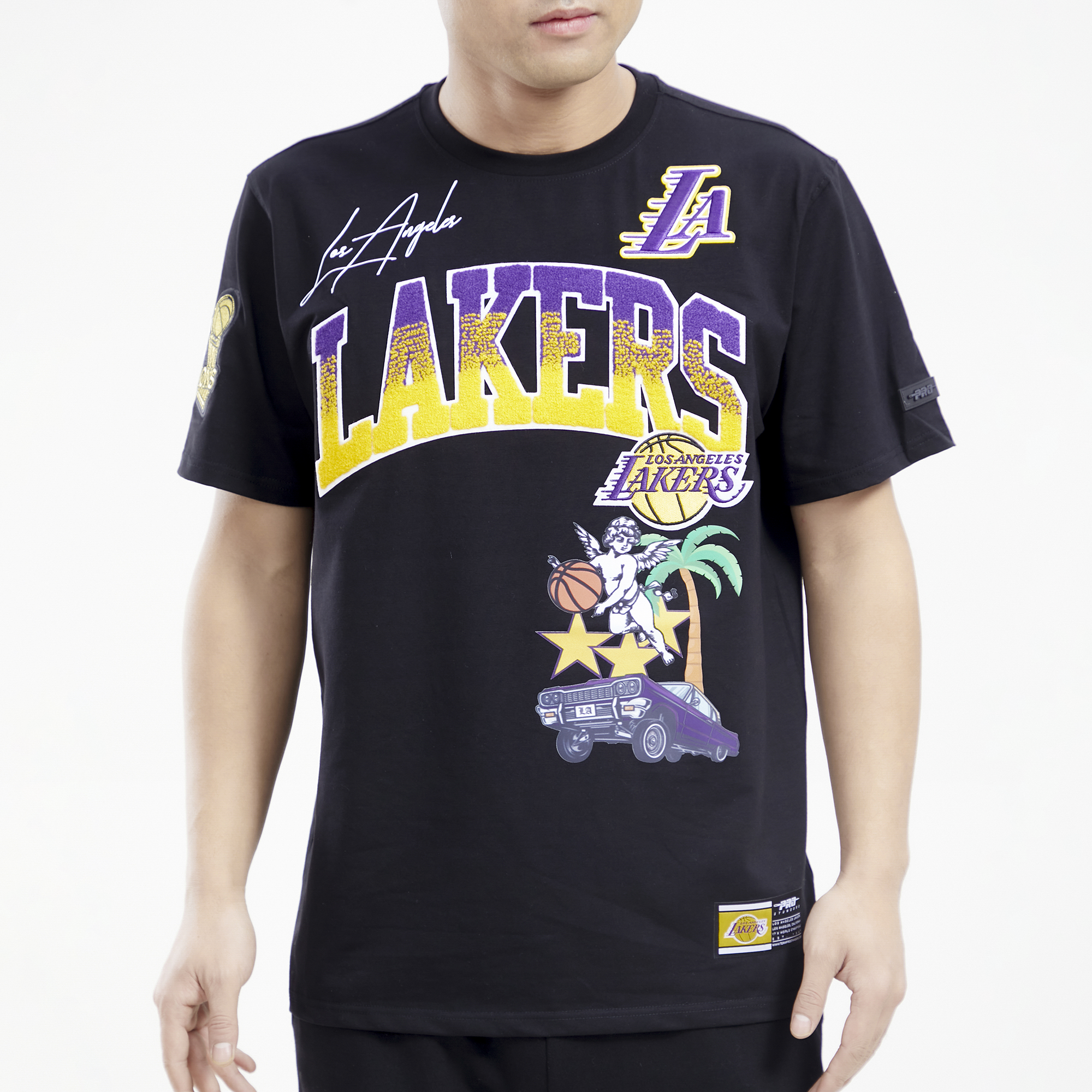 Pro Standard Lakers 3 Peat SJ T-Shirt