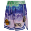 Pro Standard Lakers NBA Dye Shorts - Men's Multi Color