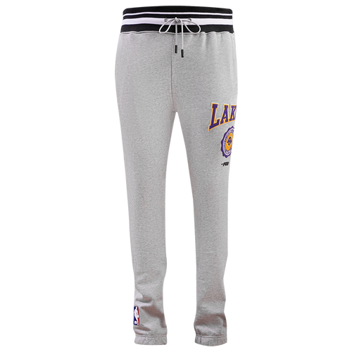 

Pro Standard Mens Pro Standard Lakers Crest Emblem Fleece Sweatpant - Mens Gray Size M