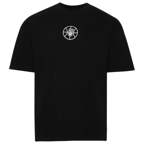 

Deuce Mens Deuce Basketball Badge T-Shirt - Mens Black/White Size XL