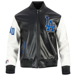 Men's - Pro Standard Los Angeles Dodgers City Signature Varsity Jckt - Black/White