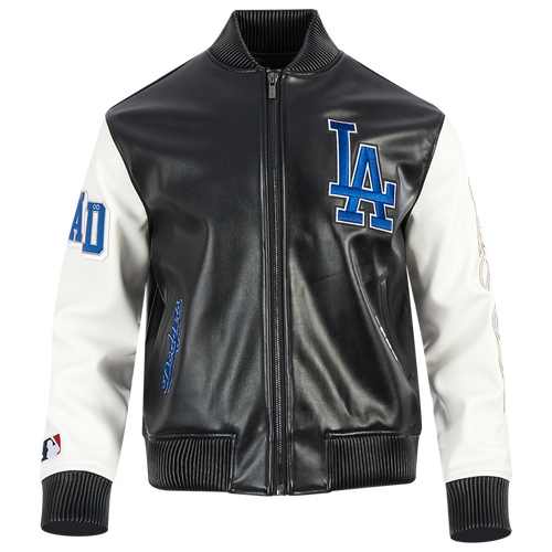 MENS - Pro Standard Los Angeles Dodgers City Signature Varsity Jckt - Black/White