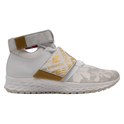 New Balance Lindor Signature Turf - Men's Turf Shoes - White / Gold - TLINDWT-D