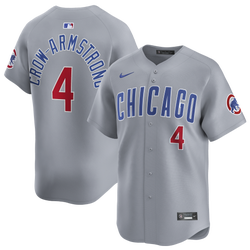 Men's - Nike Cubs Road Player Limited Jersey - Grey