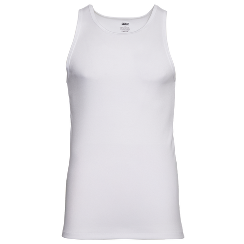 MENS - LCKR LCKR VISION RIB TANK  - White