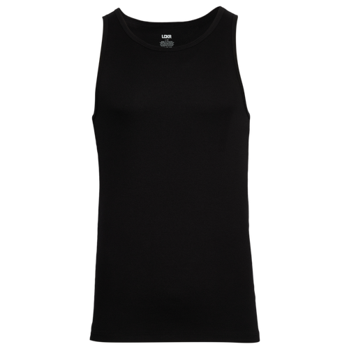 MENS - LCKR LCKR VISION RIB TANK  - Black