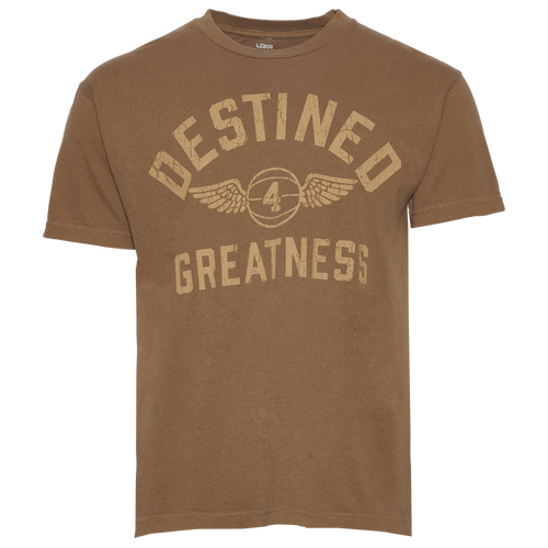 Lckr Mens  Destined 4 Greatness Graphic T-shirt In Brown/brown