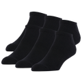 LCKR 6-Pack Athletic Half Cushion No Show - Lckr Black
