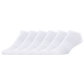 LCKR 6-Pack Athletic Half Cushion No Show - Lckr White