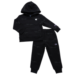 Boys' Toddler - Champion Drop Shadow Set - Black/White