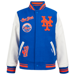 Boys' Grade School - Pro Standard NY Mets Varsity Jacket - Blue/White