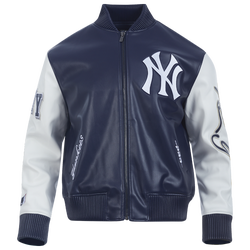 Men's - Pro Standard New York Yankees City Signature Varsity Jacket - Midnight Navy/White