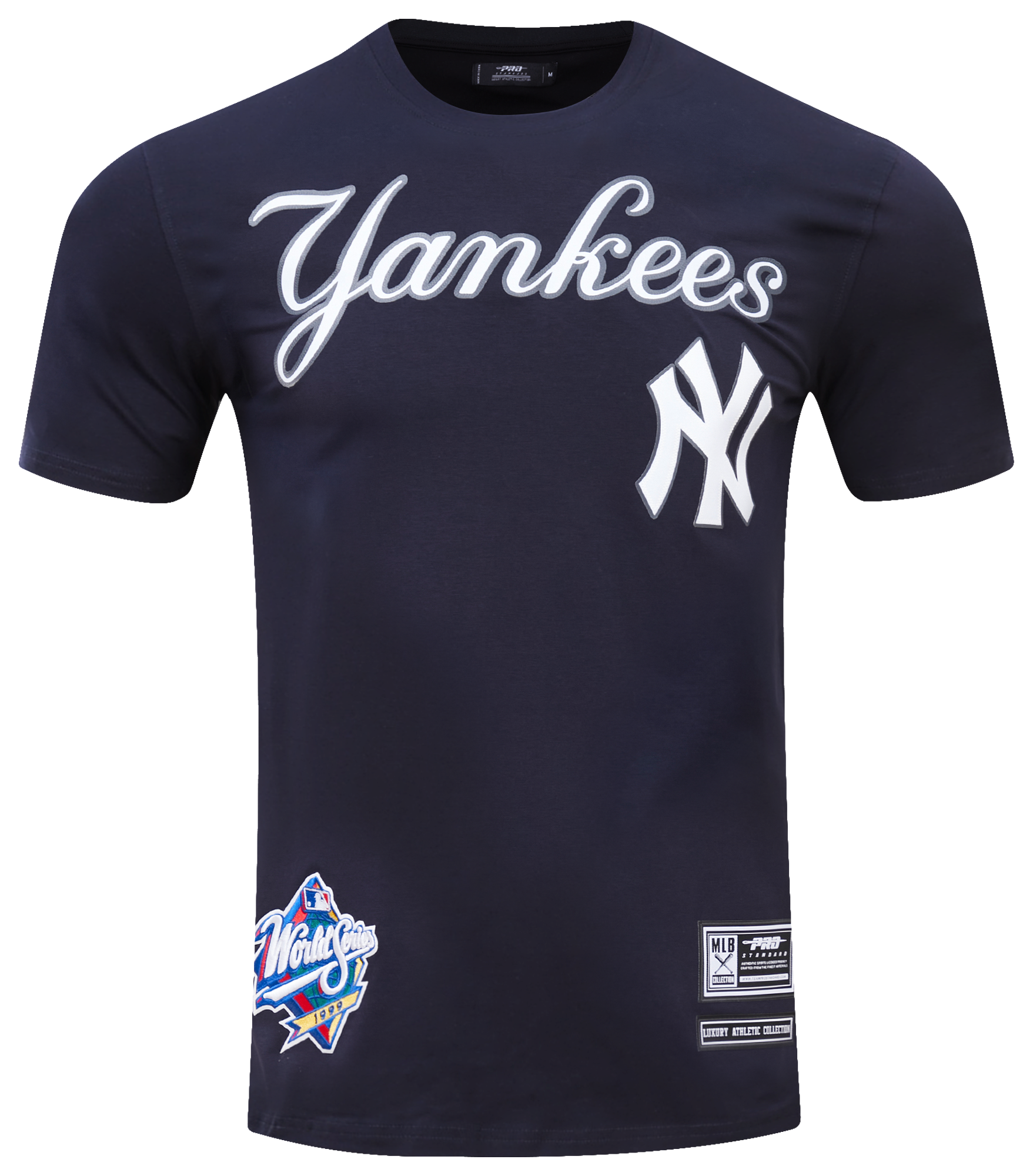 Pro Standard New York Yankees Logo Classic Mesh Taping Shirt - Men's