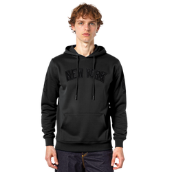 Men's - Pro Standard New York Yankees Triple Black Dk PO Hoodie - Black