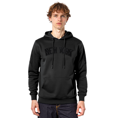  - Pro Standard New York Yankees Triple Black Dk PO Hoodie - Black