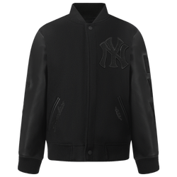 Boys' Grade School - Pro Standard NY Yankees Gs Varsity Jacket - Black/Black