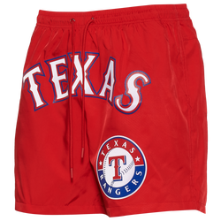 Men's - Pro Standard Rangers Team Woven Shorts - Red