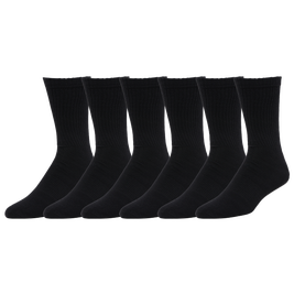 LCKR 6-Pack Athletic Half Cushion Crew Socks
