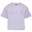Champion Swirl Logo T-Shirt - Girls' Preschool Purple/Multi