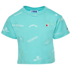 Girls' Preschool - Champion Logo Mix T-Shirt - Teal