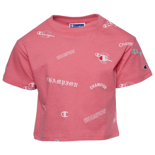 

Champion Girls Champion Logo Mix T-Shirt - Girls' Preschool Pink/Multi Size 5