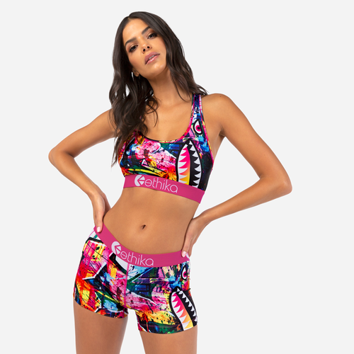 

Ethika Womens Ethika Graphic Sports Bra - Womens Pink Size XL