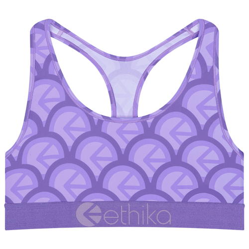 

Girls Ethika Ethika Grip'd Up Sports Bra - Girls' Grade School Purple/Purple Size M
