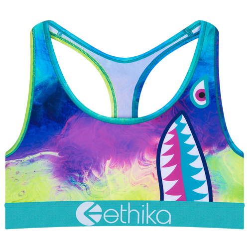 

Girls Ethika Ethika BMR Hazie Sports Bra - Girls' Grade School Blue/Purple Size L