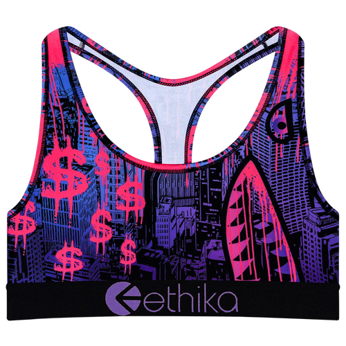 

Girls Ethika Ethika Sports Bra - Girls' Grade School Purple/Pink Size M