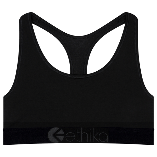 

Girls Ethika Ethika Sports Bra - Girls' Grade School Black/Black Size S