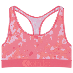 Girls' Grade School - Ethika Queen Tide Camo Sports Bra - Orange/Pink