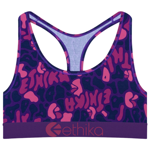 

Girls Ethika Ethika Apex Haze Sports Bra - Girls' Grade School Purple/Pink Size S
