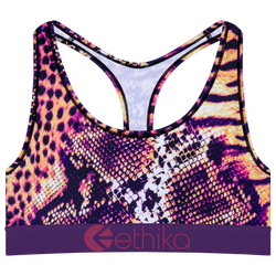 Girls' Grade School - Ethika Stealth'e Sports Bra - Yellow/Pink