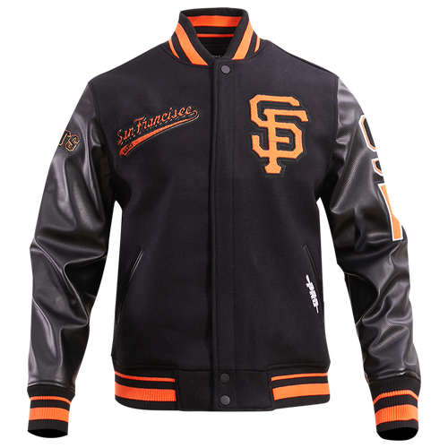 MENS - Pro Standard San Francisco Giants Script Tail Wool Varsity - Black/Orange