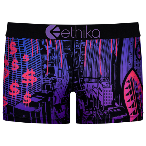 

Girls Ethika Ethika Graphic Underwear - Girls' Grade School Purple/Pink Size M