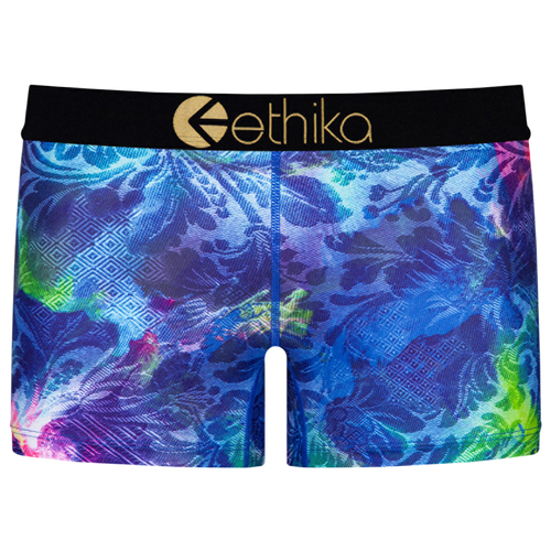 

Girls Ethika Ethika Graphic Underwear - Girls' Grade School Blue/Green Size S