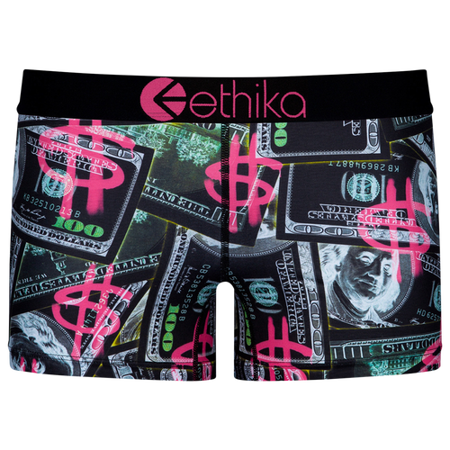 

Girls Ethika Ethika Printing Money Underwear - Girls' Grade School Green/Pink Size L