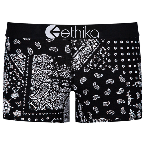 

Girls Ethika Ethika Banda Sports Underwear - Girls' Grade School Black/White Size L