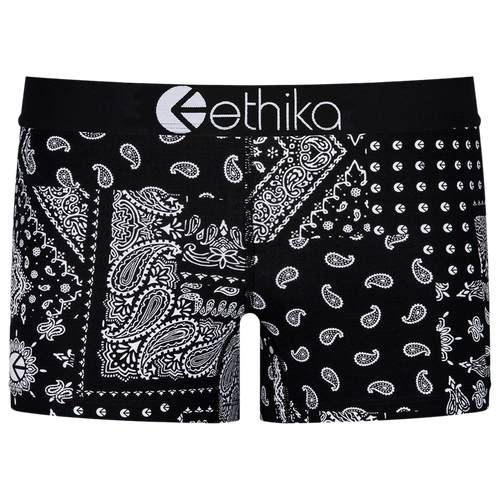 

Girls Ethika Ethika Banda Sports Underwear - Girls' Grade School Black/White Size S