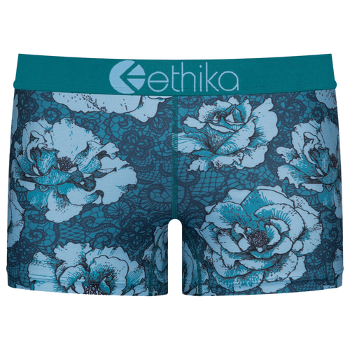 

Girls Ethika Ethika Petaled Lace Sports Underwear - Girls' Grade School Blue/Green Size M