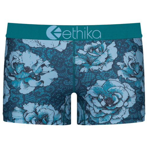 

Girls Ethika Ethika Petaled Lace Sports Underwear - Girls' Grade School Blue/Green Size S