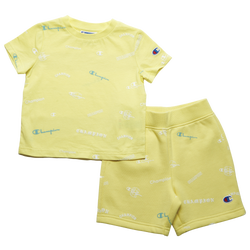 Boys' Toddler - Champion Logo Mix Set - Yellow