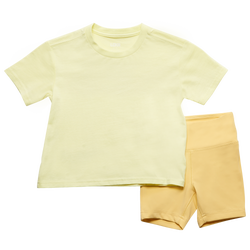 Girls' Toddler - LCKR Bike Shorts T-Shirt Set - Yellow
